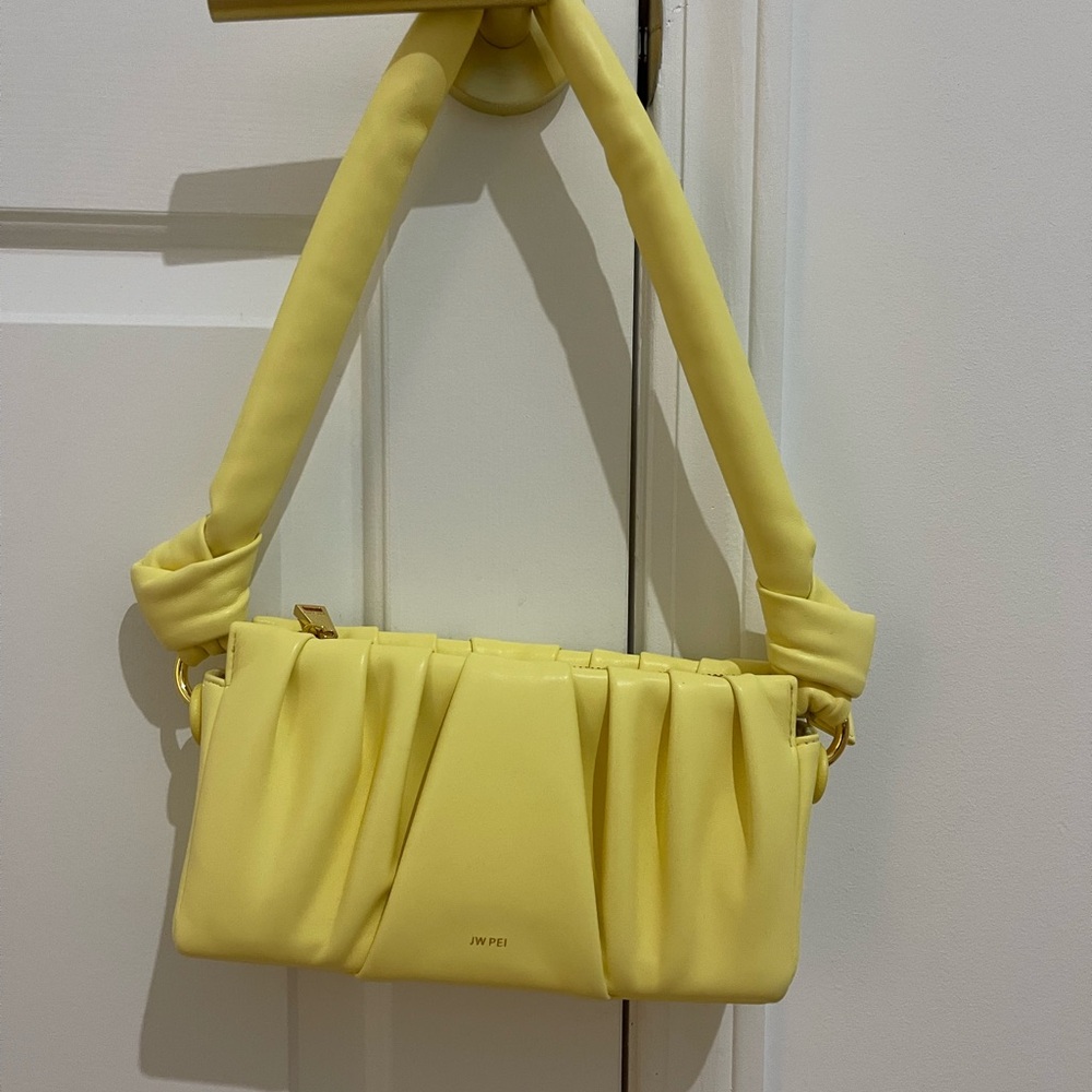JW PEI Lemon Yellow Shoulder Bag